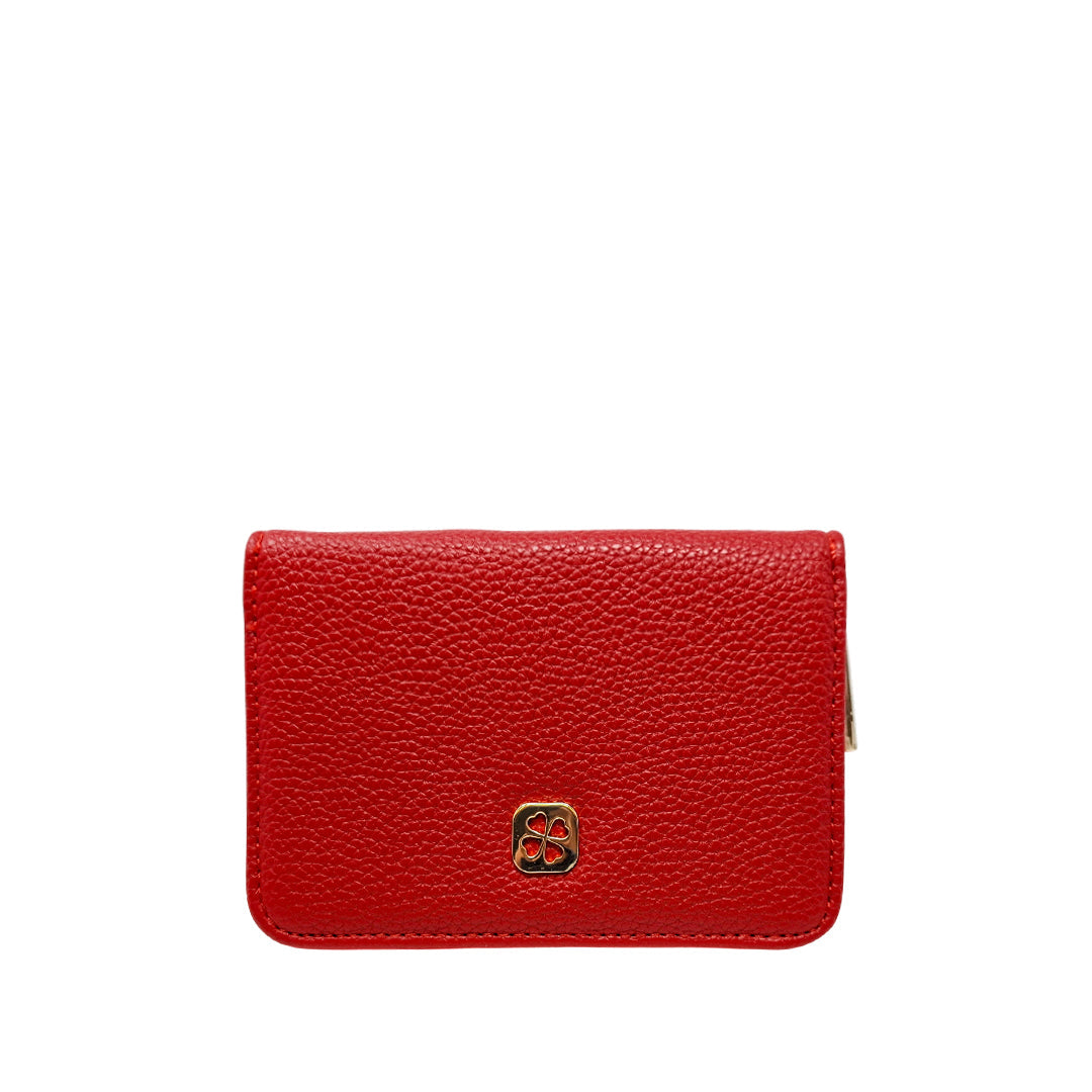 Billetera Karli para mujer color rojo