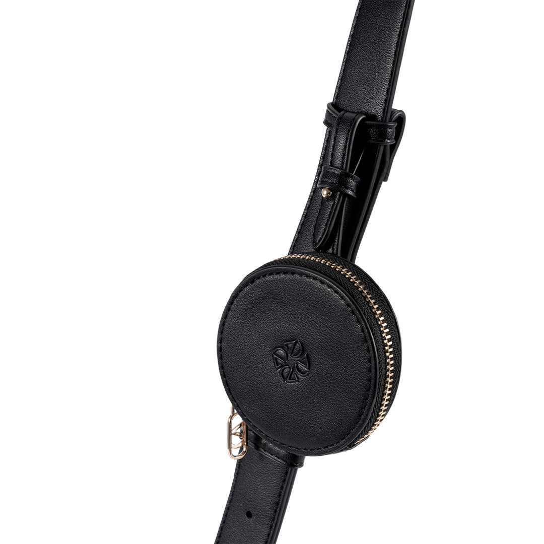 Cartera crossbody Zoa para mujer color negro