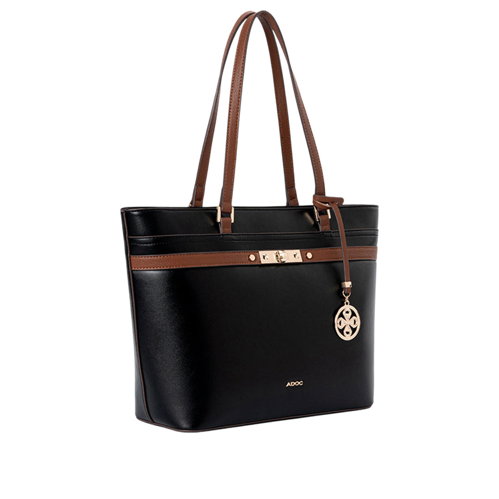 Cartera tote Tea para mujer color negro