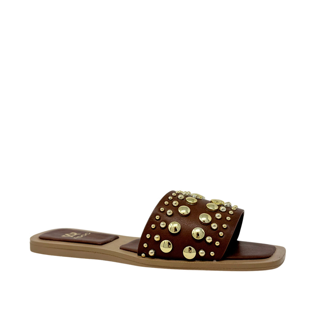 Sandalias slip on Yakima para mujer color tan