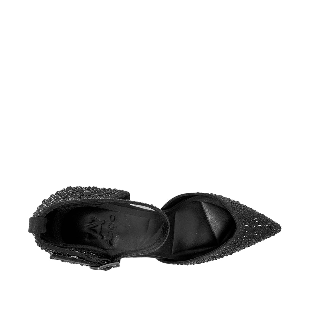 Tacones ankle strap Indra para mujer color negro