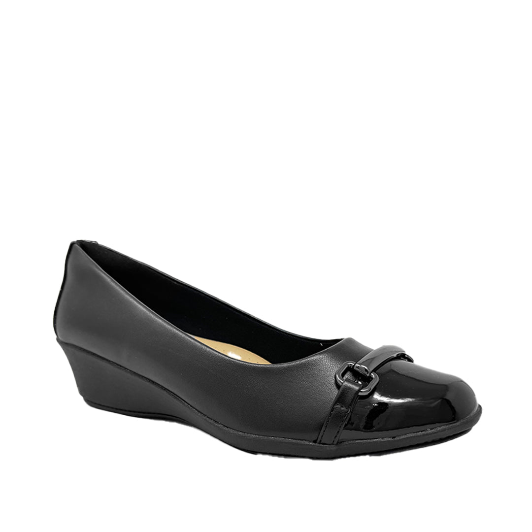 Cuñas Orlena para mujer color negro