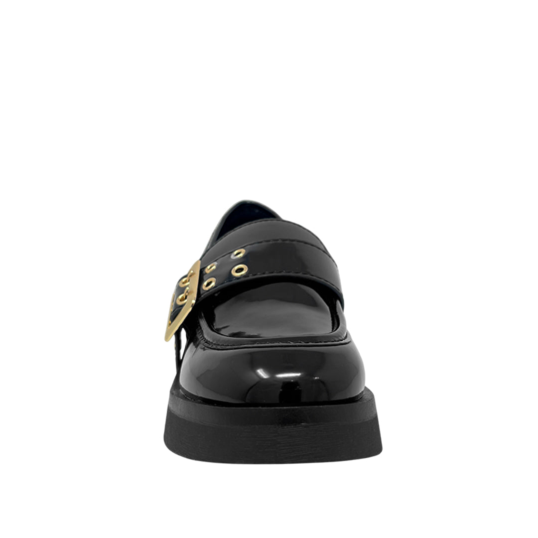 Mocasines de tacón Bridgeton para mujer color negro