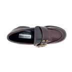 Mocasines de tacón Bridgeton para mujer color vino