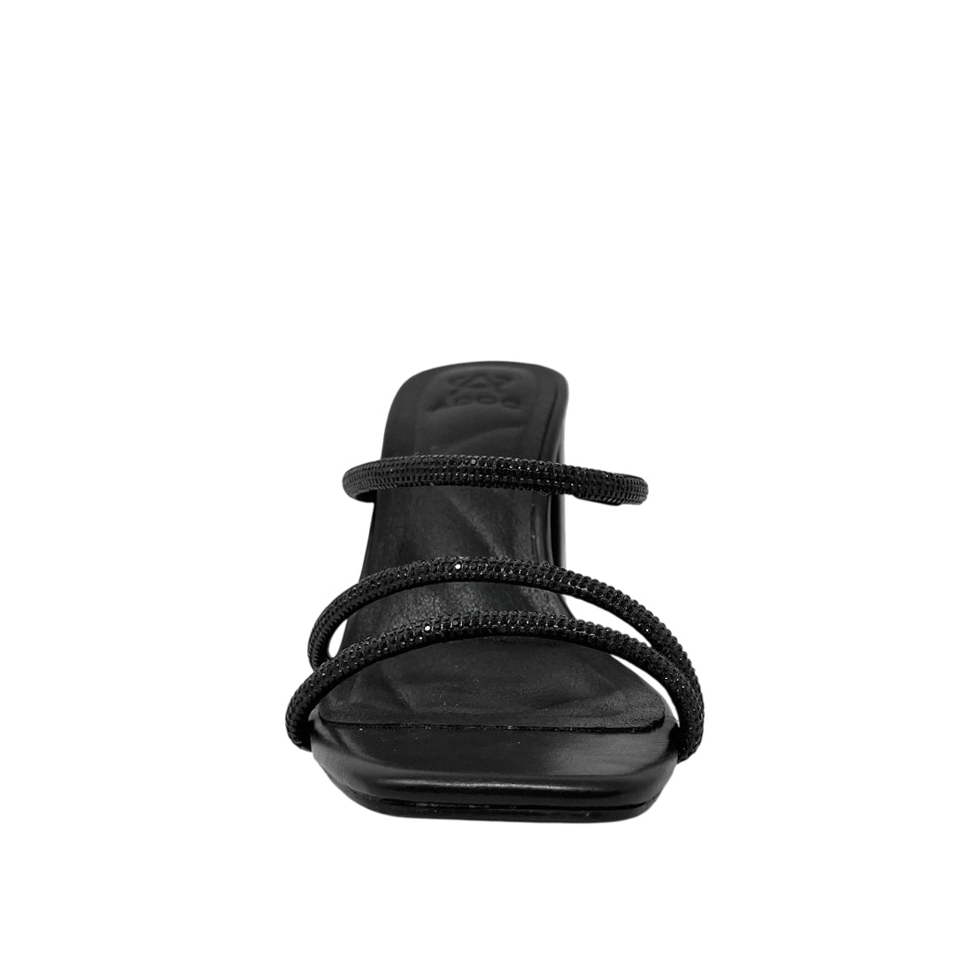 Sandalias de tacón Tilda para mujer color negro