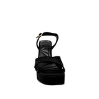 Sandalias de tacón Quilzel para mujer color negro