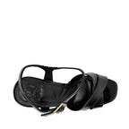Sandalias de tacón Quilzel para mujer color negro