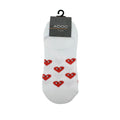 Punteras invisibles Heart unisex color blanco