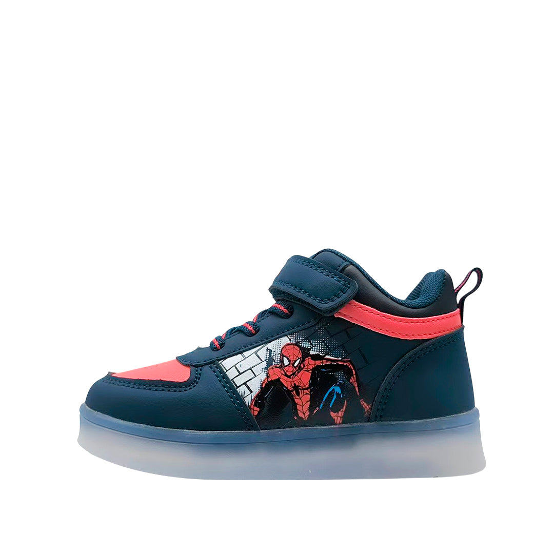 Botas Spiderman para niño color navy