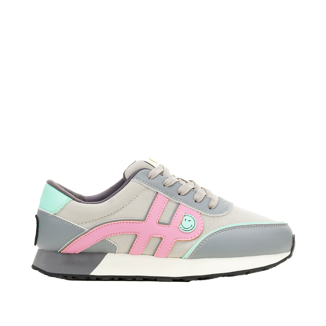 Sneakers Seventy 8 Smiley para mujer color gris