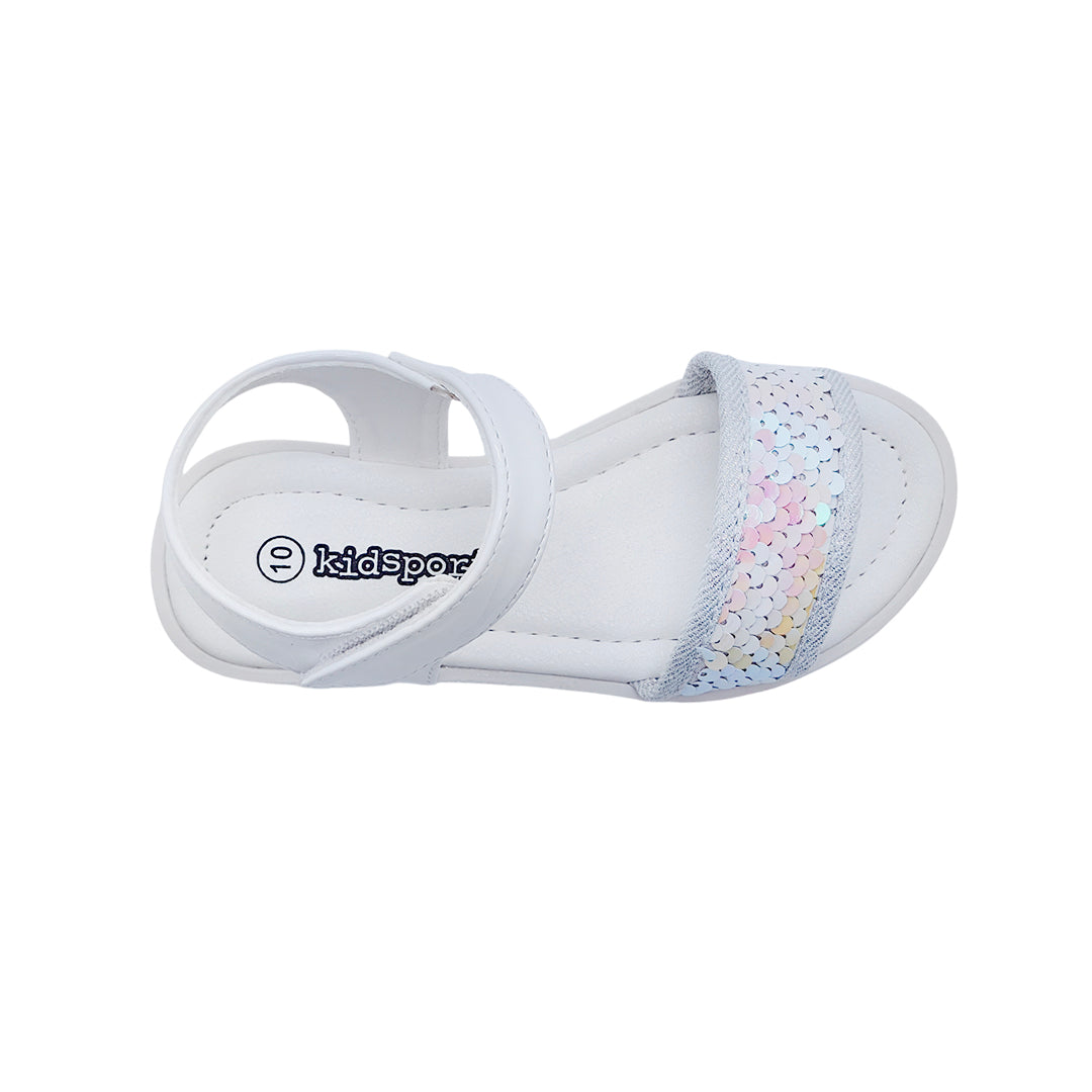 Sandalias Kary para infante color blanco