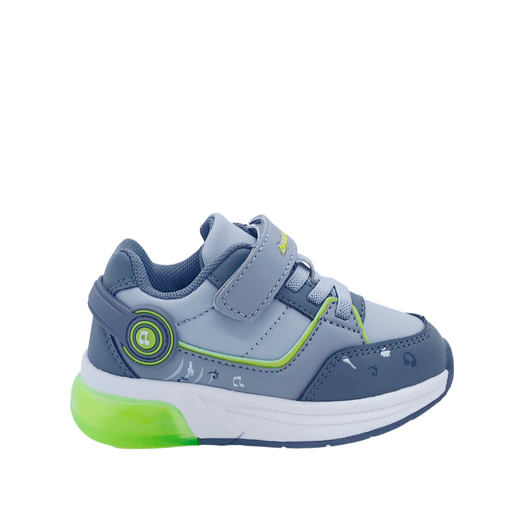 Tennis Henry para infante color gris