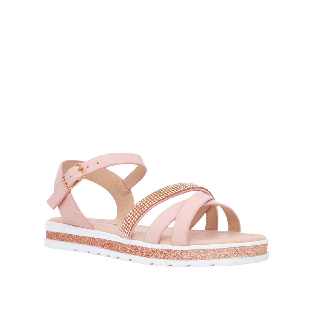Sandalias Ari para niña color rosado