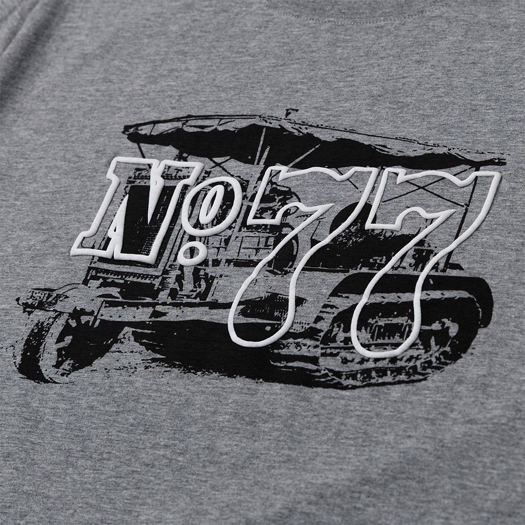 Camiseta Heritage No 77 para hombre color gris