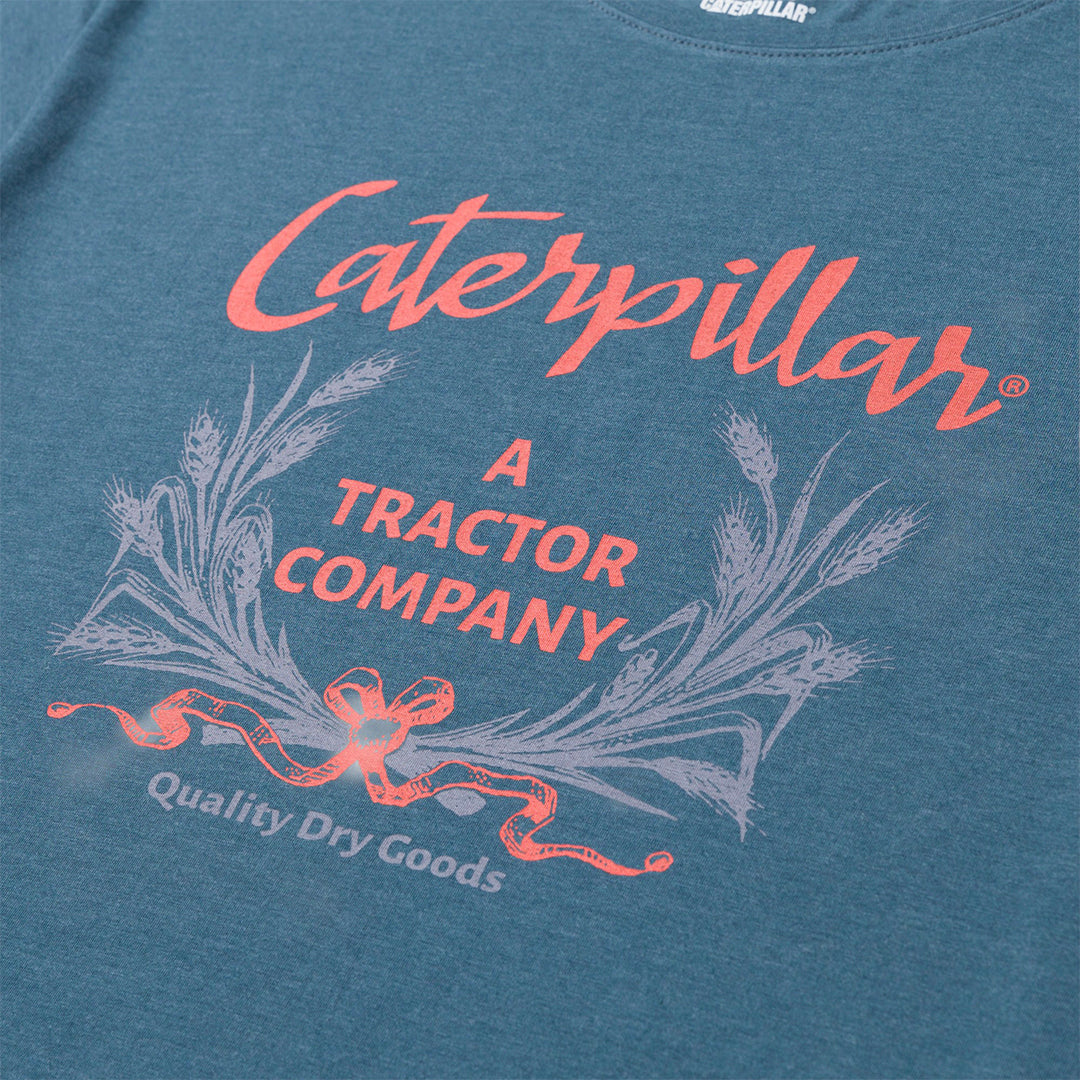 Camiseta Relaxed Graphic para mujer color azul