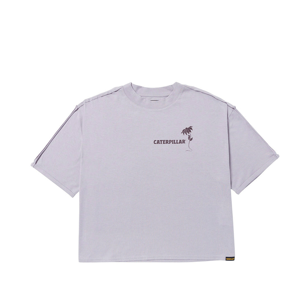 Camiseta Oversize Graphic para mujer color lila