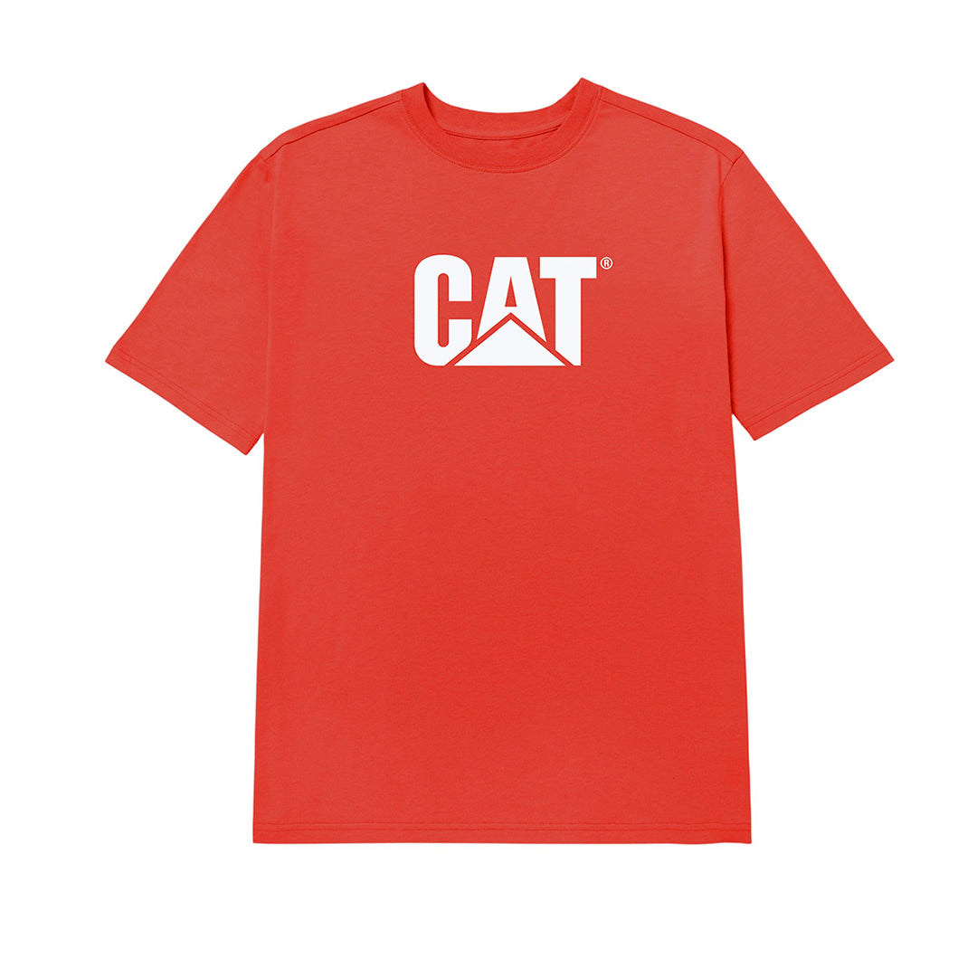 Camiseta Cat Logo para hombre color rojo