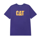 Camiseta Cat Logo para hombre color azul