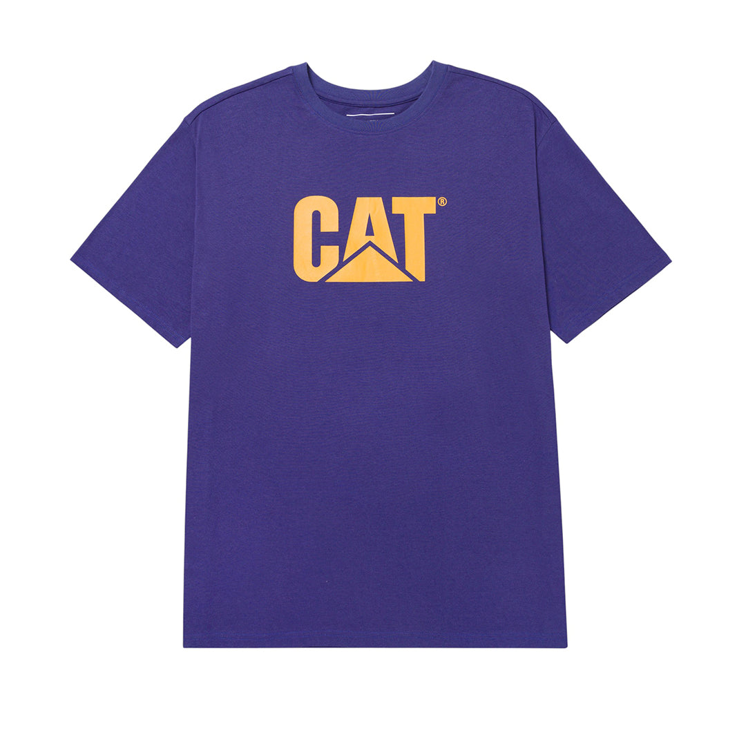 Camiseta Cat Logo para hombre color azul
