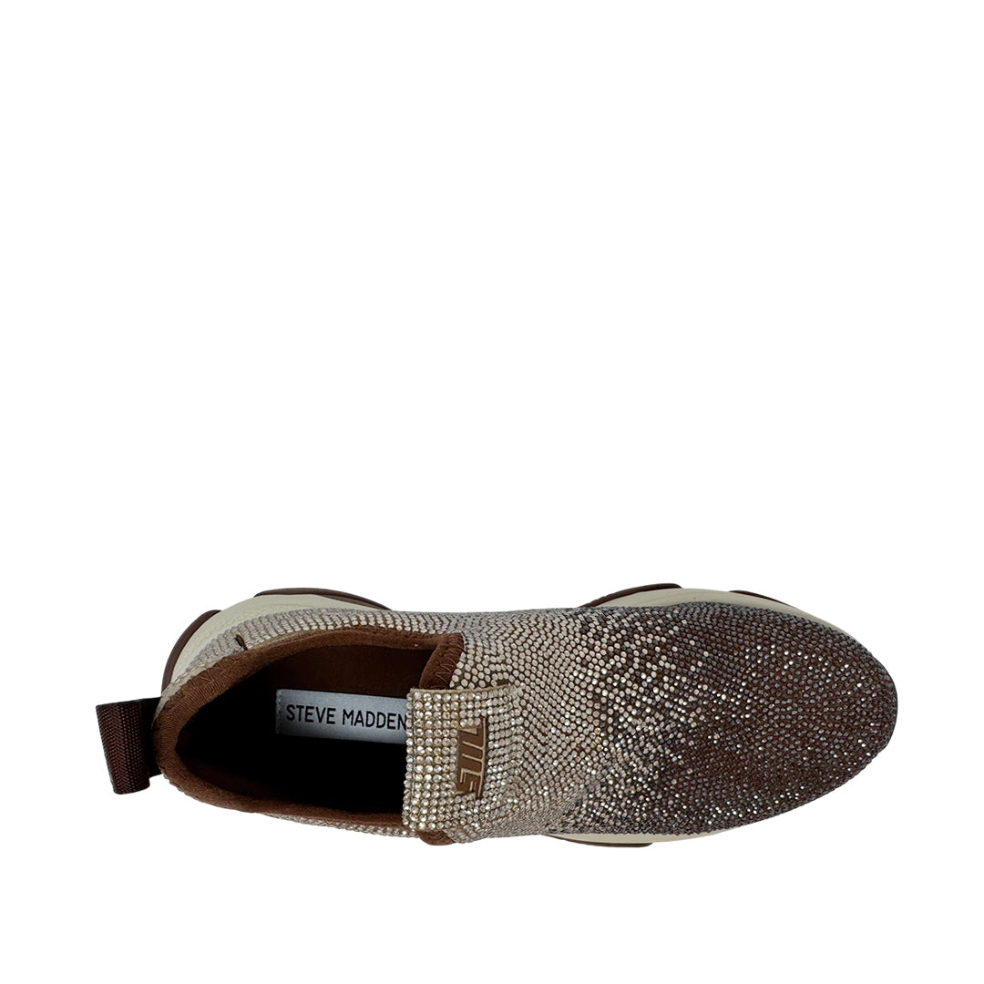 Sneakers slip on Mythical para mujer color café