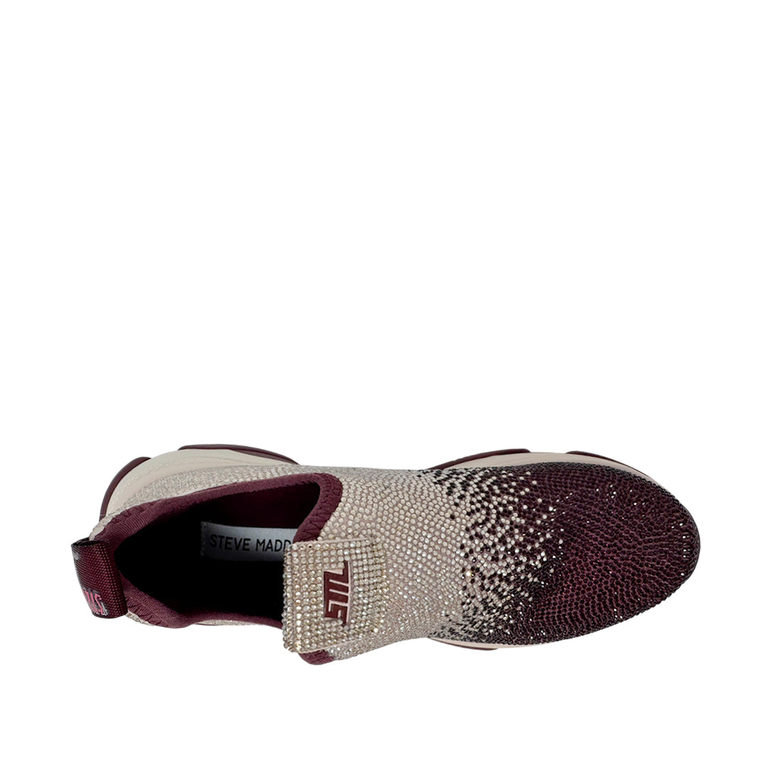 Sneakers slip on Mythical para mujer color vino