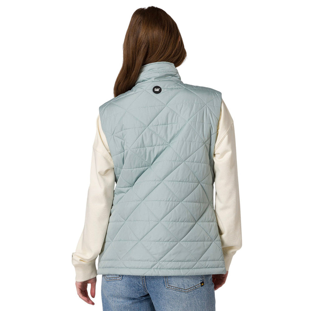 Chaleco Mediumweight Insulated para mujer color celeste