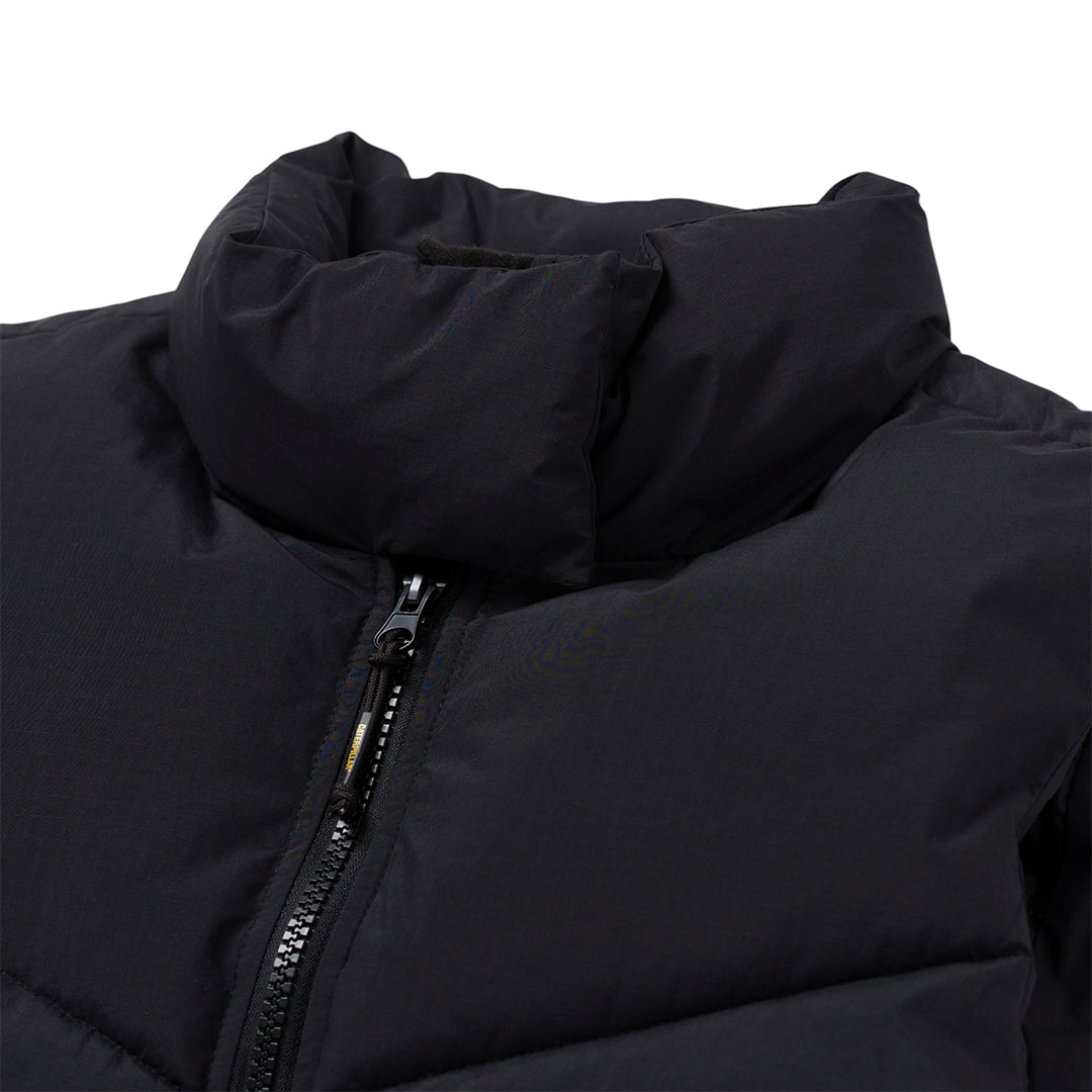 Chaleco Cropped Puffer para mujer color negro