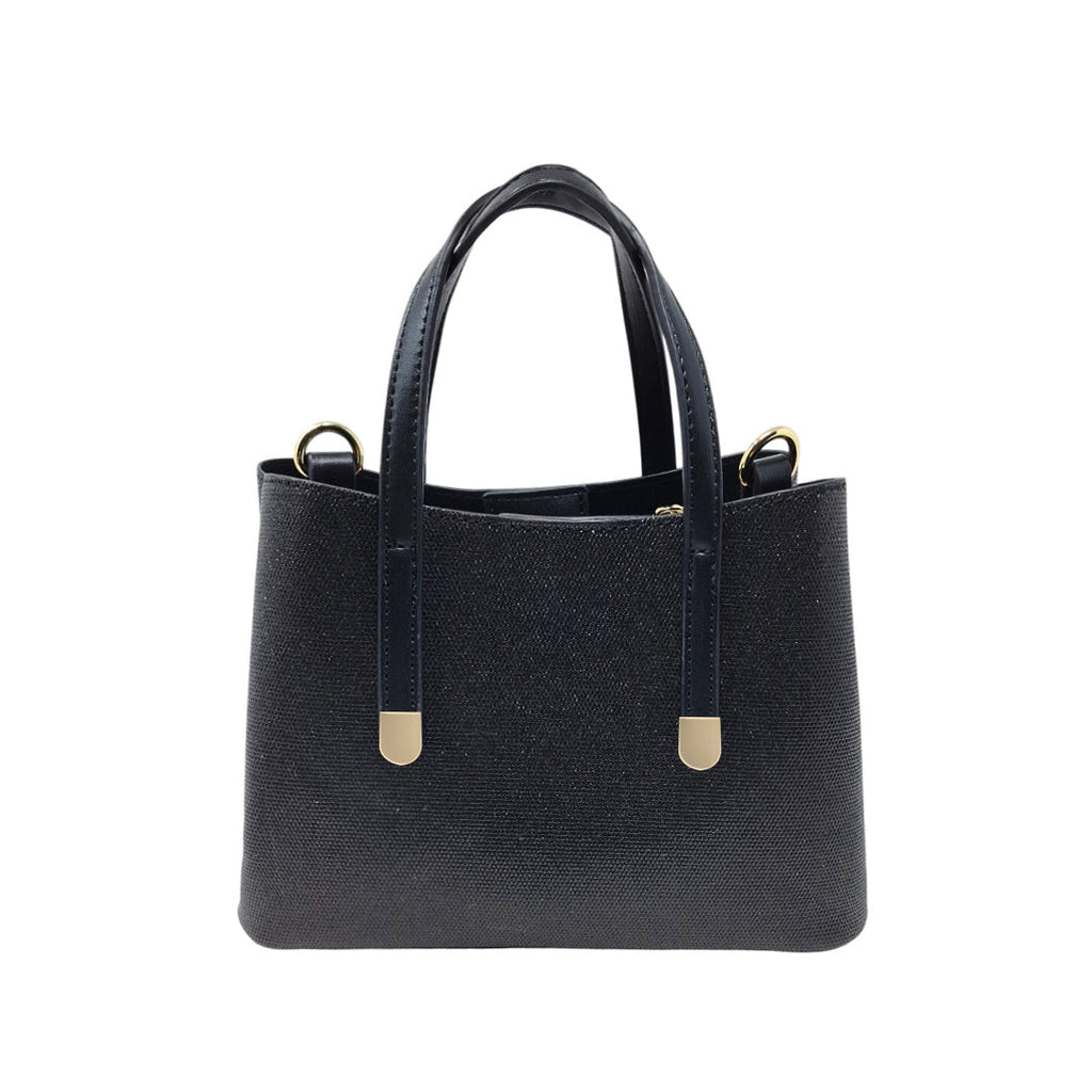 Cartera satchel Vicky para mujer color negro