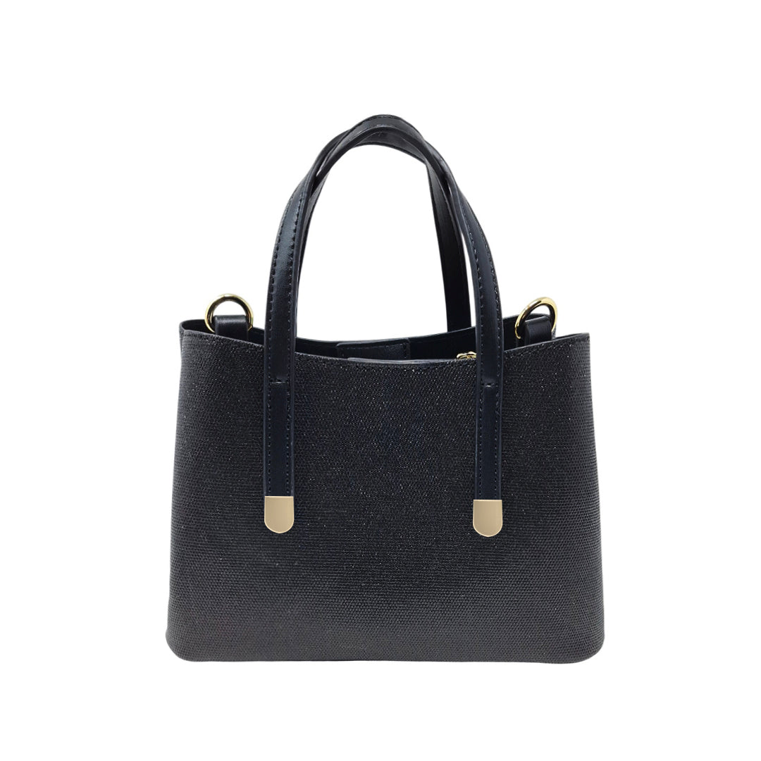 Cartera satchel Vicky para mujer color negro