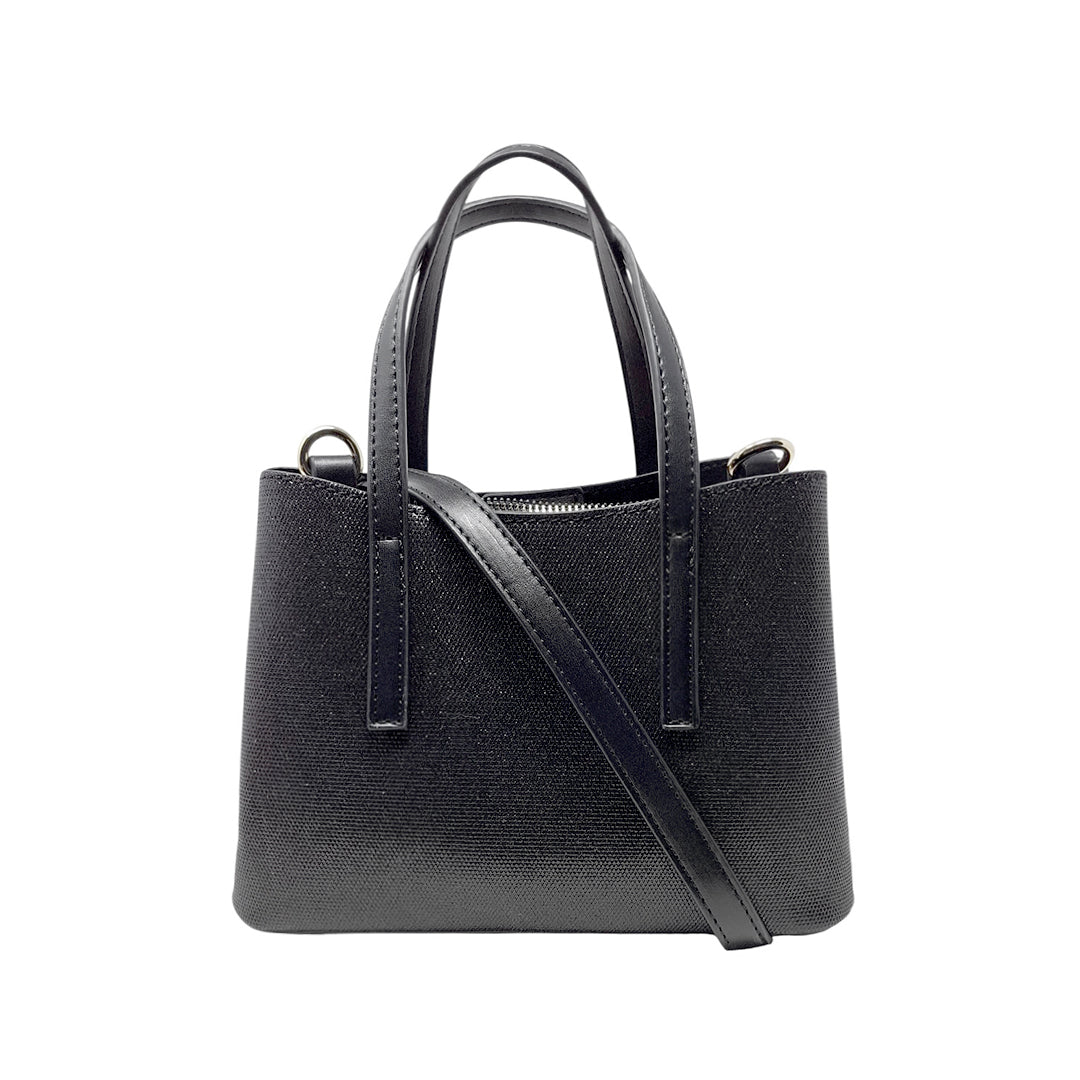 Cartera satchel Vicky para mujer color negro
