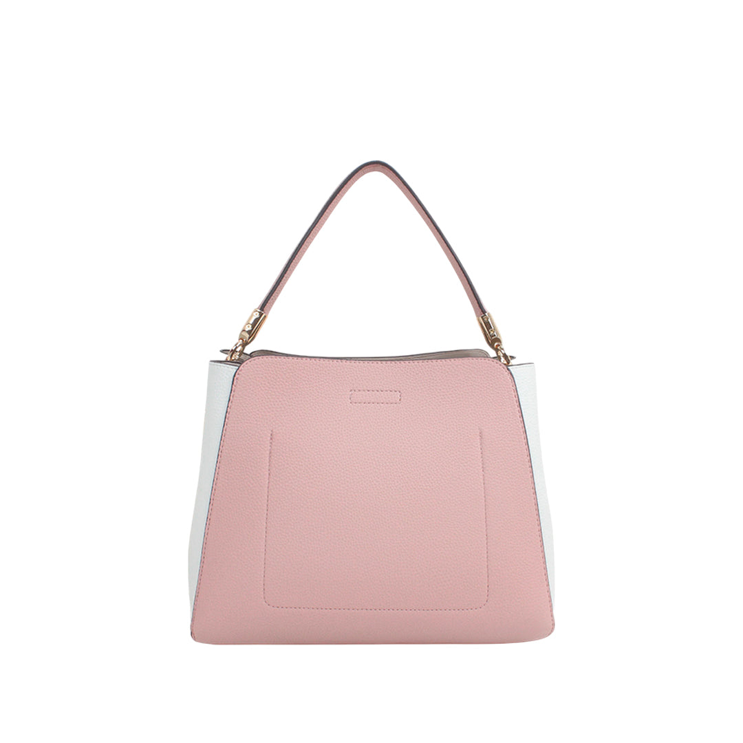 Cartera satchel Coco para mujer color blush