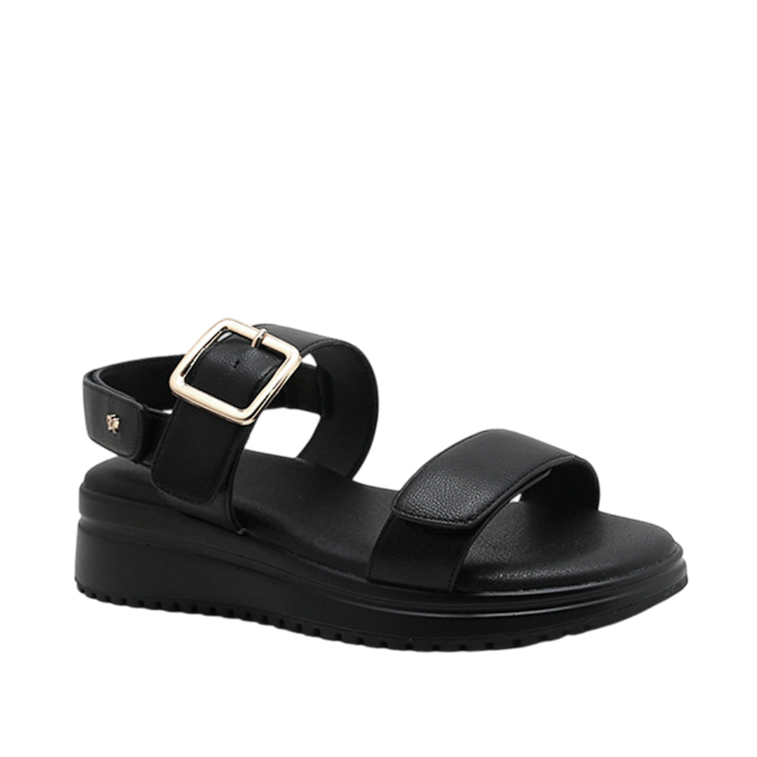 Sandalias de cuña Frida para mujer color negro