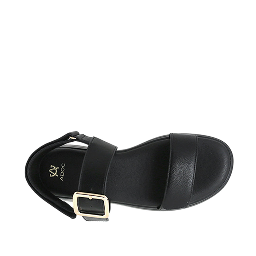 Sandalias de cuña Frida para mujer color negro