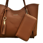 Cartera Tote Ophelia para mujer color tan