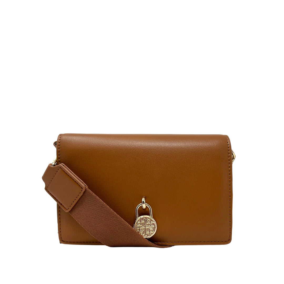 Crossbody Tipsy para mujer color tan