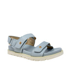 Sandalias flats Morena para mujer color celeste