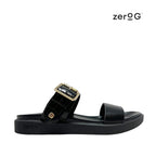 Sandalias flats Valia para mujer color negro