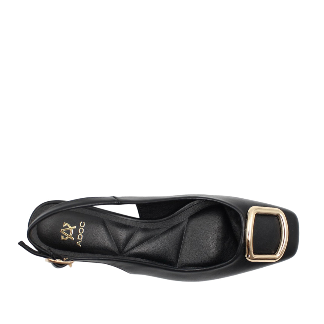 Tacones slingback Fiona para mujer color negro