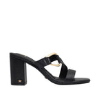 Sandalias de tacón Lorna para mujer color negro