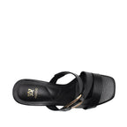 Sandalias de tacón Lorna para mujer color negro