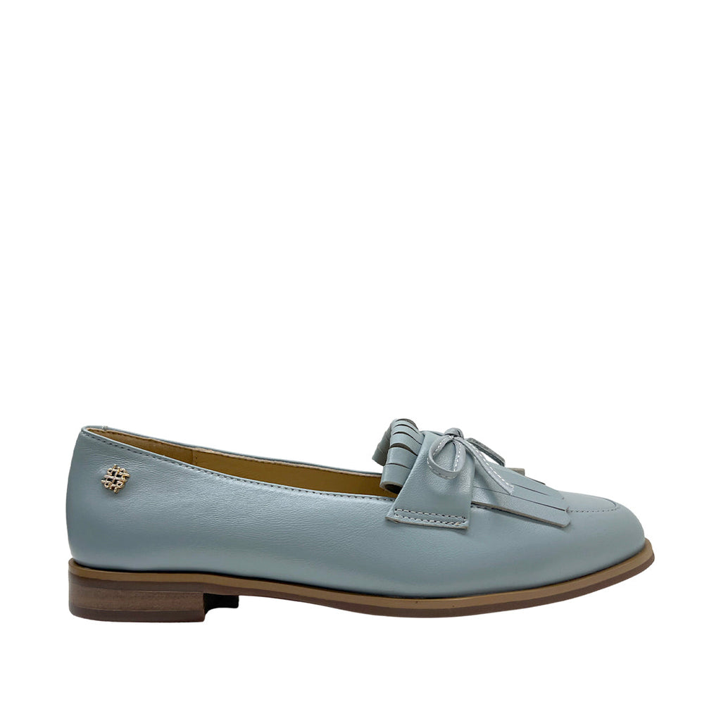 Mocasines Eleonora 6 para mujer color celeste