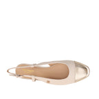 Ballerinas slingback Katte para mujer color hueso