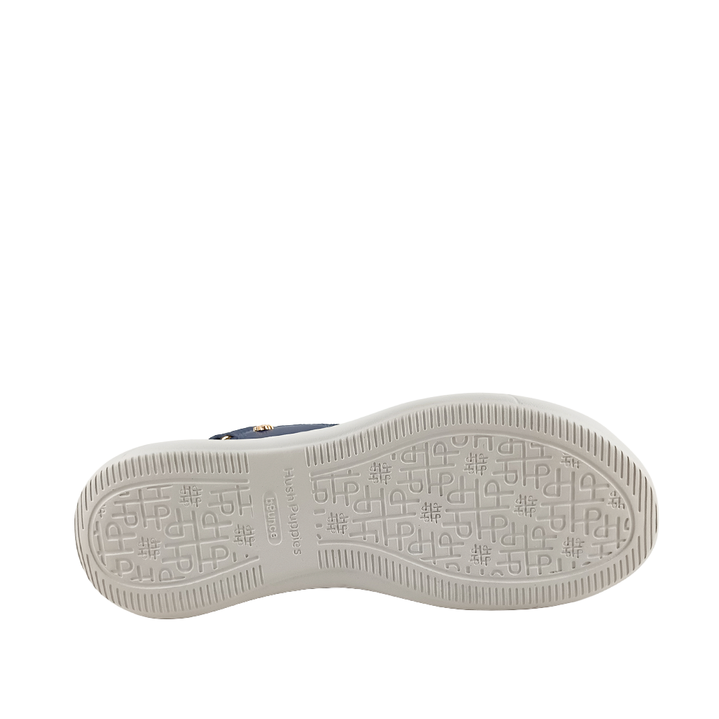 Sandalias flats Denisse para mujer color navy