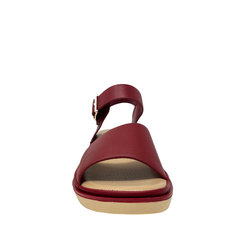 Sandalias flats Robertha para mujer color rojo