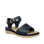 Sandalias flats Robertha para mujer color navy