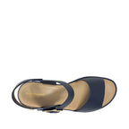 Sandalias flats Robertha para mujer color navy