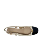 Tacones slingback Margot para mujer color beige
