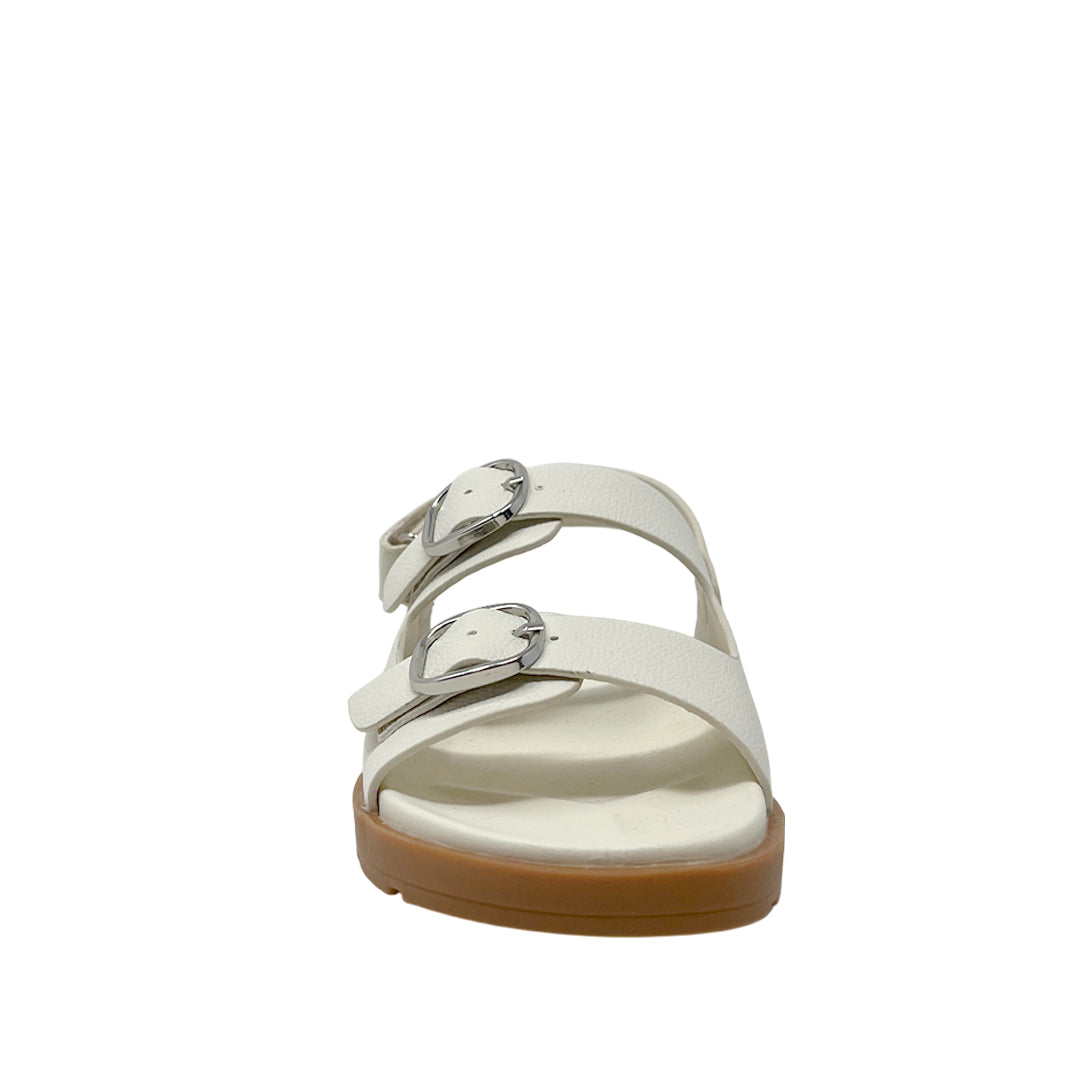 Sandalias Giannina para niña color blanco