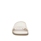 Sandalias flats Betty para mujer color blanco