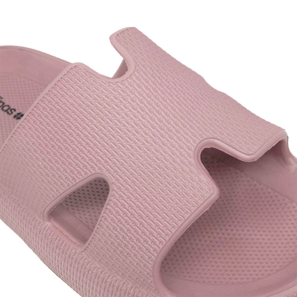 Sandalias Flats Herna para mujer color rosa